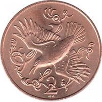 Остров Мэн 2 пенса 1980 UNC