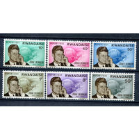 Руанда - 1965г. - Джон Кеннеди - 6 марок - полная серия, MNH [Mi 129-134]. #O-Se-Z-1-10