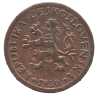 Чехословацкая Республика ( І Республика, Чехословакия ). 10 геллеров 1930.