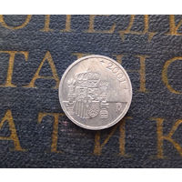 1 песета 2001 Испания #01 AU