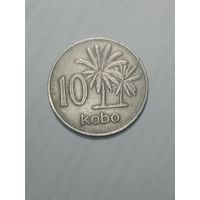 Нигерия  10 Кобо 1973 года .