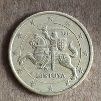 Литва 10 евроцентов 2015 г., KM# 208