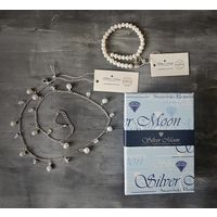 Бижутерия Silver Moon: колье и браслет