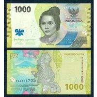 Индонезия 1000 рупий 2022 год, UNC