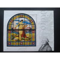 Португалия, 2003. Витраж Фернандо Сантоса  (19век), блок*