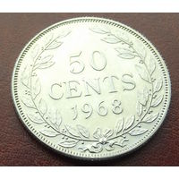 Либерия. 50 центов 1968