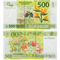 Французская Полинезия   500 франков  2014 год  UNC