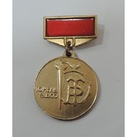 Значок "ВДСО. Гомель. Трудовые резервы" СССР. Алюминий.