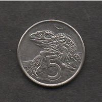 Новая Зеландия 5 центов 1982