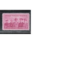 США-1955, (Мих.687),  ** , Армия , Резерв (одиночка)