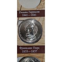 США 1 доллар президент Франклин Пирс 1853-1857