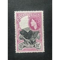 ВЕЛИКОБРИТАНИЯ. \22С\ ST.HELENA ОСТРОВ СВ. ЕЛЕНЫ Водопад 1953 ми125