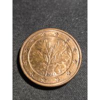 Германия 5 евроцентов 2011 G