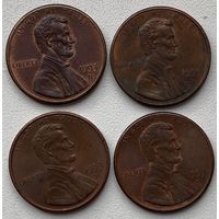 США 1 цент 1993 г. D. Цена за 1 шт.