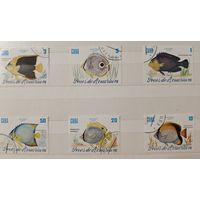 РАСПРОДАЖА КОЛЛЕКЦИИ. Куба. марки "рыбы"