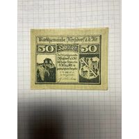 50 геллеров (нотгельды) Австрия.-2212