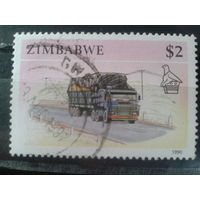 Зимбабве, 1990. Грузовой автомобиль, MI/i-3,0 евро гаш.