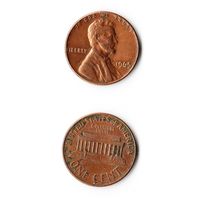 1 цент США 1965 года