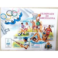 Сан Марино 1992 ** Олимпиада Спорт ЛОИ в Барселоне \\Н