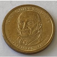 1 доллар, 6-й президент США Джон Куинси Адамс
