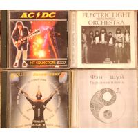 CD диски: AC/DC, Electric Light Orckestra, Queen (Каверы), Фэн-шуй. Цена за один диск