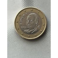 Испания 1 евро 2011