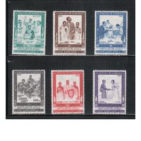 Ватикан-1965,(Мих.471-476)  **  , Религия , Мученики Уганды (полная серия)