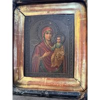 Старинная икона Иверской Божьей матери 19 век. Распродажа коллекции!!!