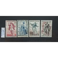 РАСПРОДАЖА ФРАНЦИЯ 1953г. Полная серия. Гаш.