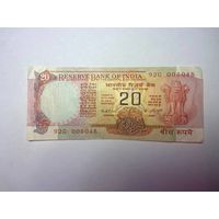 Индия 20 Рупий 1992-02