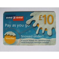 Телефонная карта. Англия.