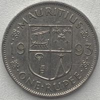 Маврикий 1 рупия 1993 г.