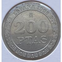 Испания 200 песет 1998 г. В холдере
