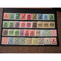 Германия х 37 разных марок 1923