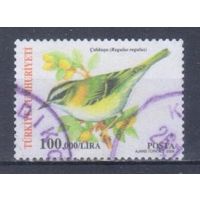 [532] Турция 2004. Фауна.Птицы.Королек. Гашеная марка.