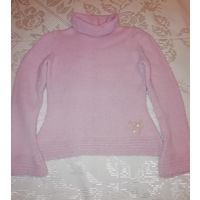 Свитер ручной вязки, теплый, мягкий, нежный, 44 размера.