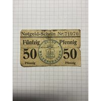 50 пфеннигов (нотгельды) г. Германия - 1312