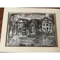 Акулов В.И. Акрил картон пейзаж