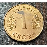 Исландия 1 крона, 1975    ( 1-8-8 )