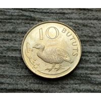 Werty71 Гамбия 10 бутутов 1998 год Птица Двушпоровый турач