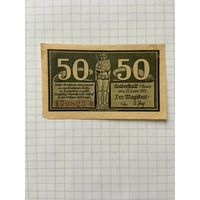 50 пфенигов (нотгельды) г. Германия.-2912
