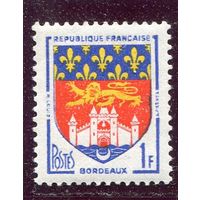 Франция. Стандарт. Герб города Бордо