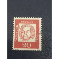 Германия 1961г. Стандартный выпуск. Бах И.С.