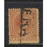 Испания Колонии Пуэрто-Рико 1890 Надп #77