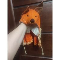 Костюм лисы, морда на завязках. Советский.