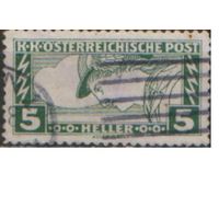 Газетная экспресс-марка из серии 1917г. Австрия "Меркурий"