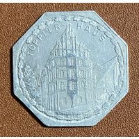 Германия Нюрнберг нотгельд 20 пфеннигов 1919 год. Дом Топплера . трамвайный жетон