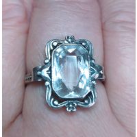 Хит! СЮ Ag 875 кольцо с горным хрусталем