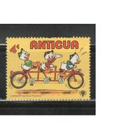 Антигуа-1979 (Мих.567) , **,  ,Велосипеды, Мультфильмы