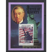 Британские Виргинские острова 1986** Столетие Статуи Свободы Президенты США